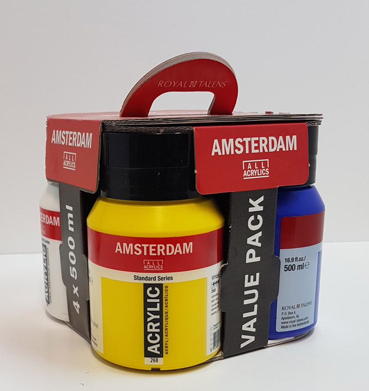 plek procent Beroep Acrylverf sets - Amsterdam Acrylics - Acrylverven en hulpmiddelen -  Kunstschildersmaterialen - Producten - Van der Linde